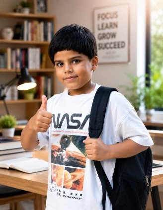 Young NativEnglish learner — focus, learn, grow, succeed